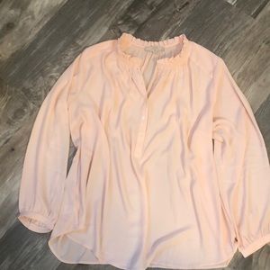 LOFT PLUS pink blouse 22